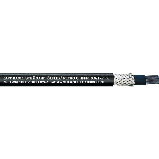 Lapp Kabel&Leitung - Energiekabel >= 1 kV, für ortsveränderlichen Einsatz ÖLFLEX PETRO C HFFR 0023239 12G1,5 BK