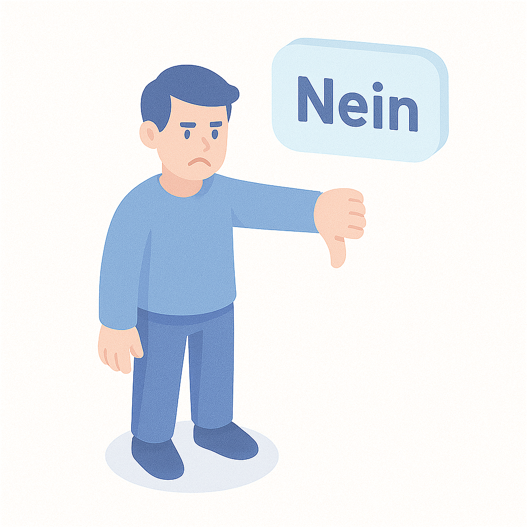 Nein, nicht nötig
