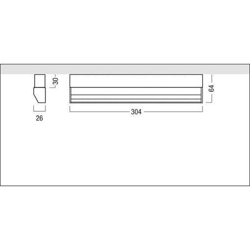 Zumtobel Group - Downlight/Strahler/Flutlicht LED-Wandfluter SUP2 S WW #42927734 4000K DALI schwarz