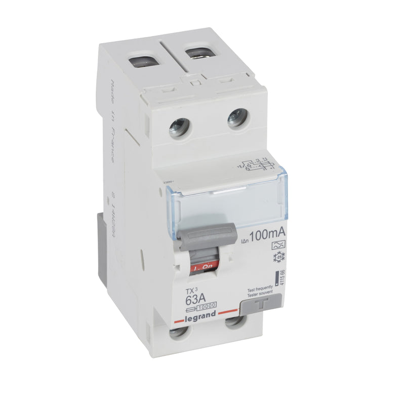 Legrand - Fehlerstrom-Schutzschalter Fehlerstromschutzschalter Legrand 411566 63A,2pol100mA,230VAC