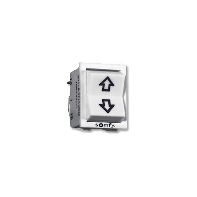 Somfy - Jalousieschalter/-taster Tastschalter 1870061 24V DC S 51 2-polig