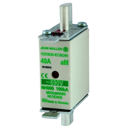 Müller - Zubehör/Ersatzteile für NH-Sicherung NH-SE Kombimelder M000aM40/69 690V 40A − 3 Stück