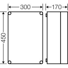 Hensel - Leergehäuse Mi 0300 275x425x146mm