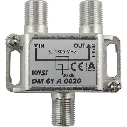Wisi - Abzweiger und Verteiler Abzweiger 1f. DM 61 A 0020 5-1300MHz,20dB Cl.A