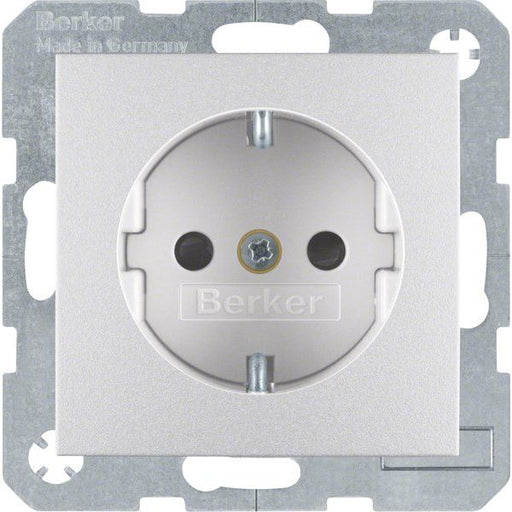 Berker - Steckdose Schuko-Steckd.alu matt 47231404