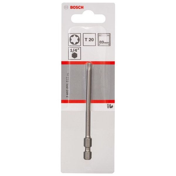 Bosch - Bit Schrauberbit Extra-Hart 2607001652 T20, 89 mm, 1er-Pack