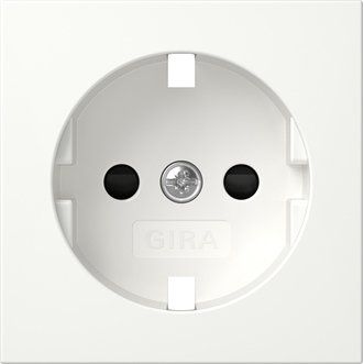 Gira - Zubehör/Ersatzteile für Installationsschalterprogramme Abd. SCHUKO-Steckd. SH 492103 Reinweiß
