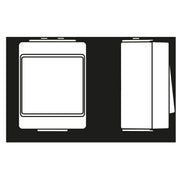 Jung - Installationsschalter Wippschalter 603 W Aus 3-pol