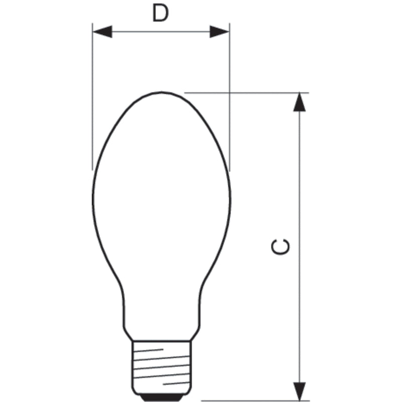 Philips Lighting - Natriumdampf-Hochdrucklampe Entladungslampe SON APIA Plus 250W 250W E40