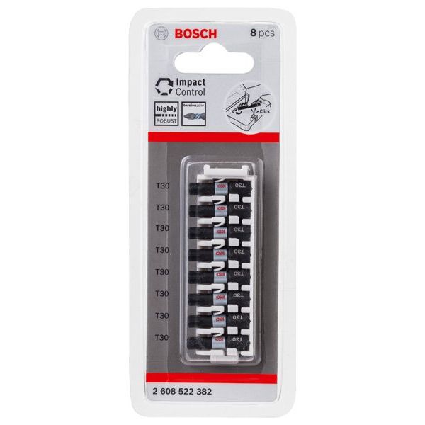 Bosch - Bit PRO Impact Bit, T30 2608522382 25 mm, 8-tlg
