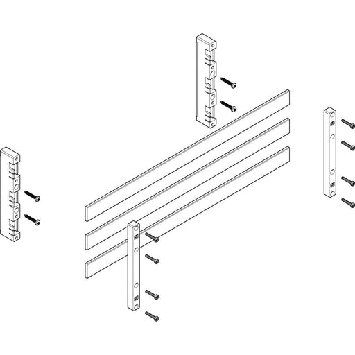 ABN - Verteilerfeld für Installationsverteiler Sammelschienen-Modul MFSC22643 flach 2FB/2RE