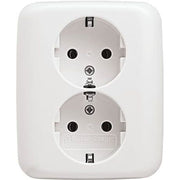 Busch-Jaeger - Steckdose SCHUKO-Doppelsteckdose 202 EUJ-214