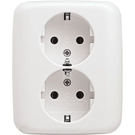 Busch-Jaeger - Steckdose SCHUKO-Doppelsteckdose 202 EUJ-214