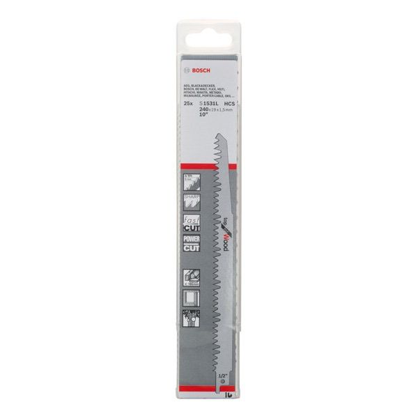 Bosch - Säbelsägeblatt Top for Wood, 25er-Pack 2608650465
