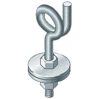 Ridi-Leuchten - Mechanisches Zubehör/Ersatzteile für Leuchten Befestigungsteil TRA-002 Leuchtenabh.a.Stahl