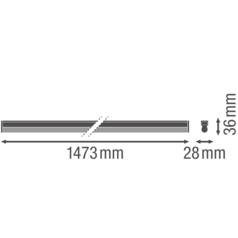 Ledvance - Lichtleiste LED-Lichtleiste m.Schalter LNCOMPSW.150017W4000 840