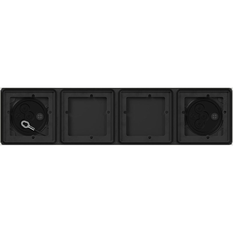 Gira - Montageelement für Türstation AP-Gehäuse 4 Module 1x4 5504902 Verkehrsweiß (lack.)