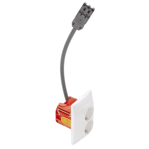 Peha - Schalter-/Steckdosenkombination Socketline Connect H11.6612.02 SIWN30BW Geräte-Kombi, rws
