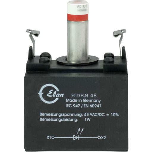 Schmersal - Lampenfassungsblock für Befehls- und Meldegeräte LED-Leuchtelement ELDE.NRT230 rot