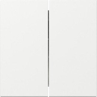 Gira - Abdeckung/Bedienelement für Installationsschalterprogramme Wippe 2f gerade 349503 Reinweiß