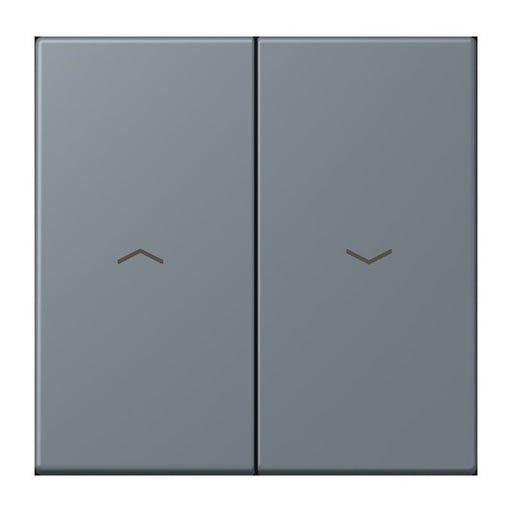 Jung - Abdeckung/Bedienelement für Installationsschalterprogramme Wippe 2fach m. Pfeilsymb. LC 995 P 251 gris 59 (4320H)