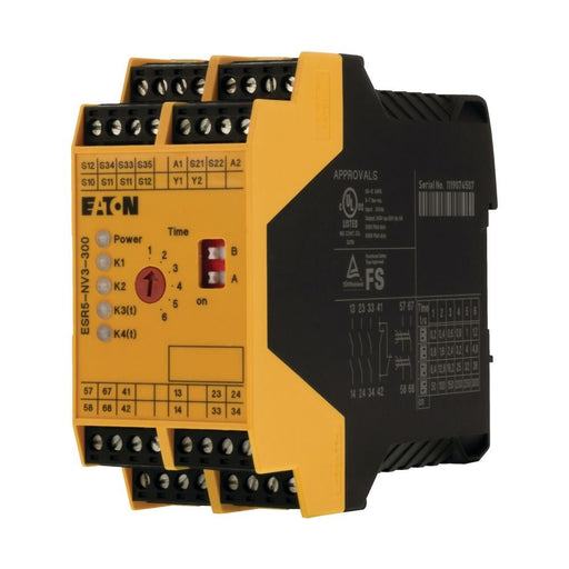 Eaton - Gerät zur Überwachung von sicherheitsgerichteten Stromkreisen Sicherheitsrelais Not-Halt ESR5-NV3-300 24V DC rückfallverz