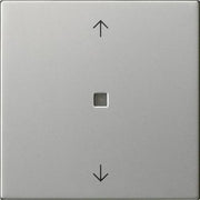 Gira - Abdeckung/Bedienelement für Installationsschalterprogramme Wippe 1-fach 5388600 Edelstahl