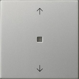 Gira - Abdeckung/Bedienelement für Installationsschalterprogramme Wippe 1-fach 5388600 Edelstahl