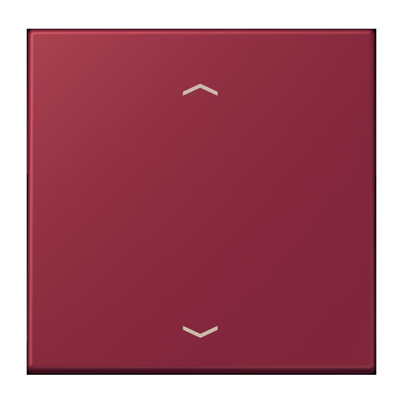 Jung - Abdeckung/Bedienelement für Installationsschalterprogramme Wippe mit Pfeilsymbolen LC 101P 255 le rubis