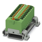Phoenix Contact - Durchgangs-Reihenklemme Verteilerblock PTFIX10/18X4-NS35AGN − 8 Stück