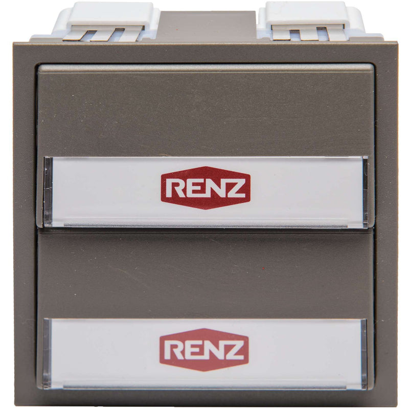 Renz Metallwaren - Funktionsmodul für Türkommunikation Klingelmodul 97-9-85270 gr mit 2 Klingeltaster