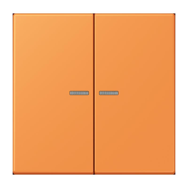 Jung - Bedienelement intelligent Taster 2fach BT LC 17102 225 orange clair
