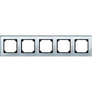 Merten - Abdeckrahmen Rahmen Glas 5f.diam/si 489560 waage/senkrecht