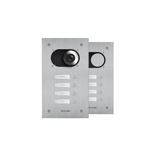 Comelit - Türstation für Türkommunikation Frontplatte Switch IX0104 4 Teiln. 1-reih. V4A