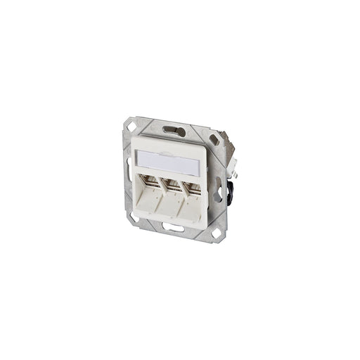 Metz Connect - Kommunikationsanschlussdose Kupfer Anschlussdose C6Amodul Upk 130B12D31102-E 3Port 270 Upk,rws − 10 Stück