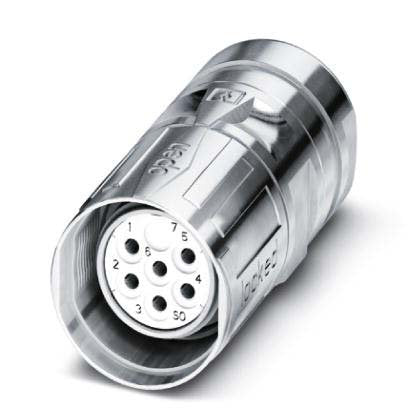 Phoenix Contact - Rundsteckverbinder, feldkonfektionierbar (Industriesteckverbinder) Kabelsteckverbinder CA-07S1N128006S