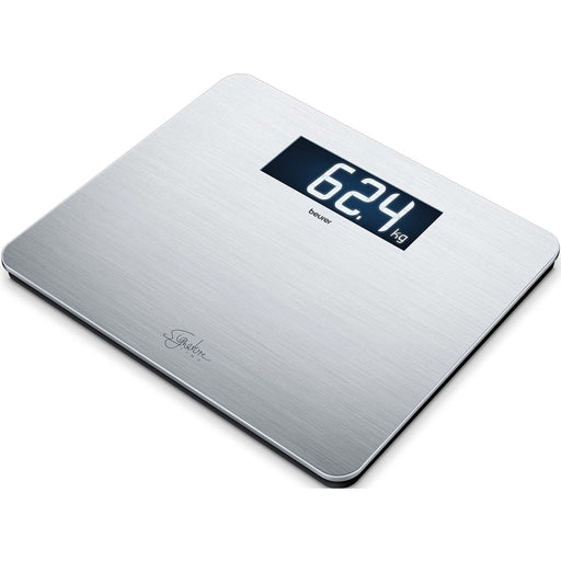 Beurer - Personenwaage Edelstahlwaage XXL-Display GS 405 Edelstahl Sig SignatureLine
