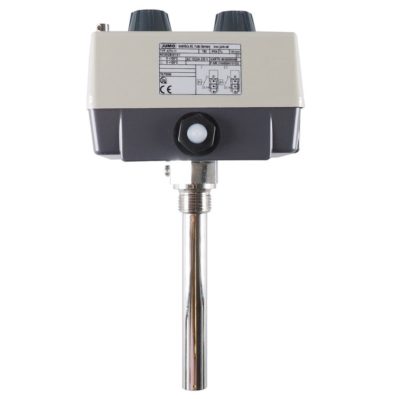 Jumo - Temperaturschalter Doppelthermostat (TR/TR) 60000486 0-100°C, EB-L 120mm