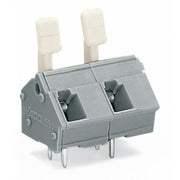 WAGO - Leiterplattenklemme 256-612/333-000 Drücker,2,5 mm²,grau − 10 Stück