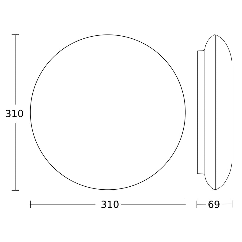 Steinel - Decken-/Wandleuchte Sensor-LED-Außenleuchte DL Vario Quat 035440 S 4000K SI