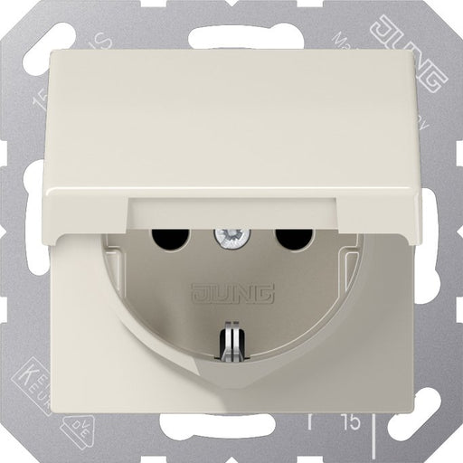 Jung - Steckdose SCHUKO-Steckdose 16A 250V AS 1520 BFKL Klappdeckel
