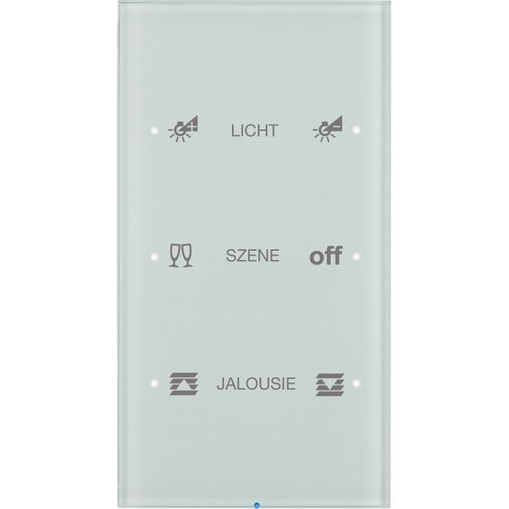 Berker - Bussystem-Tastsensor Touch-Sensor 3fach 75143150 Glas polarweiß