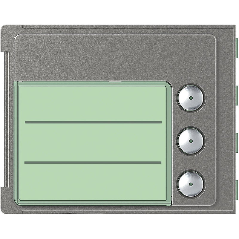 Legrand (BT) - Abdeckrahmen Frontblende Ruftastmodul 352035 3 Ruftasten, Robur