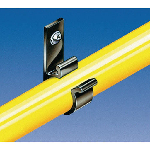 HellermannTyton - Befestigungsschelle für Kabel/Rohre Kabelhalter 4D10 POM BK 100 schwarz − 10000 Stück