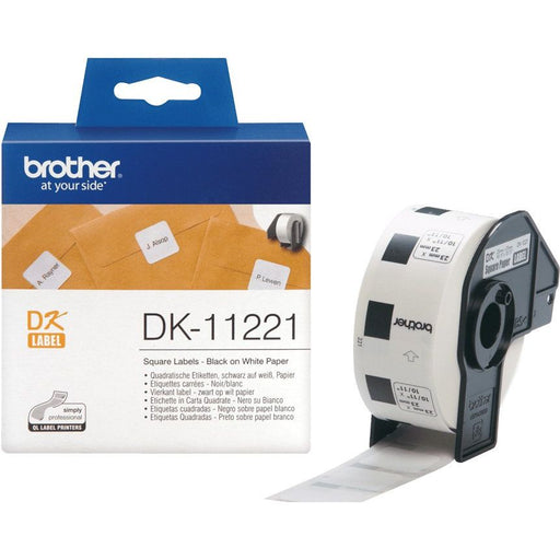 Brother - Schriftband Etiketten DK-11221 (VE1000) 23x23, ws − 24 Packung