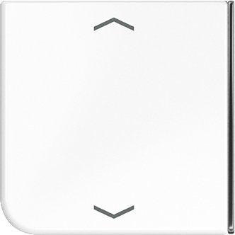 Jung - Abdeckung/Bedienelement für Installationsschalterprogramme Taste 4-fach aws CD 404 TSAP WW 23 Symbol Auf/Ab − 1 Stück