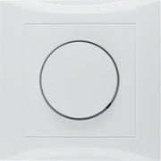 Berker - Abdeckung/Bedienelement für Installationsschalterprogramme Abdeckplatte pws/gl 11308989 mit Regulierknopf