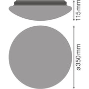 Ledvance - Decken-/Wandleuchte LED-Wand-/Deckenleuchte SFCIRC.350SEN18W3000 3000K, mit Sensor