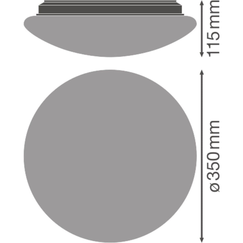 Ledvance - Decken-/Wandleuchte LED-Wand-/Deckenleuchte SFCIRC.350SEN18W3000 3000K, mit Sensor