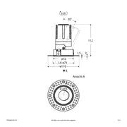 EVN Lichttechnik - Downlight/Strahler/Flutlicht LED-Einbauleuchte modular F03R09AM1327L15D Konfigurationstype